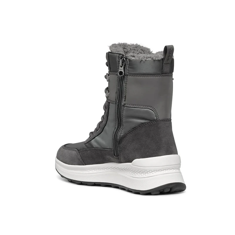 Geox Women's D Spherica Actif X2 Ankle Boot, Dark grey, 8 UK