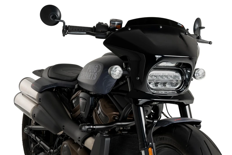 Puig 21325N Fury Sport Semifairing Black