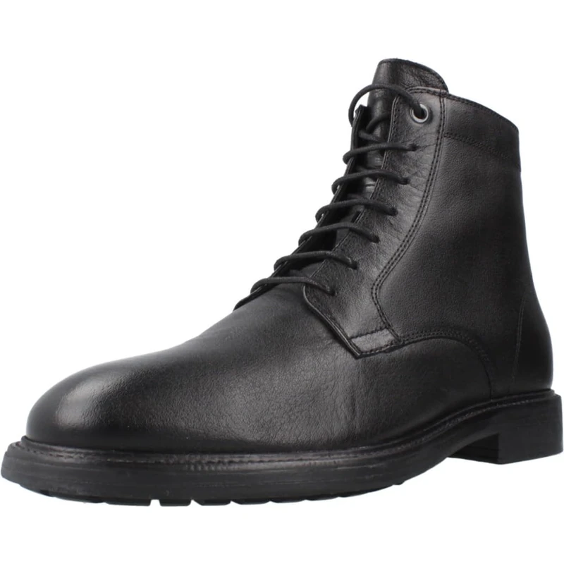 Geox Men's U Tiberio D Ankle Boot, Black, 7.5 UK