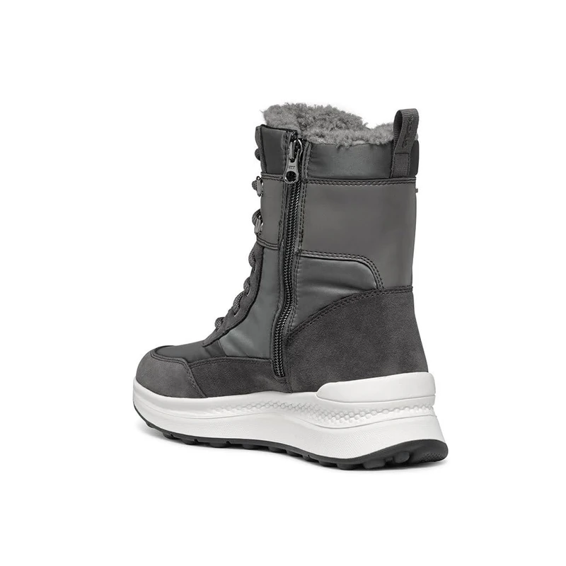 Geox Women's D Spherica Actif X2 Ankle Boot, Dark grey, 7.5 UK