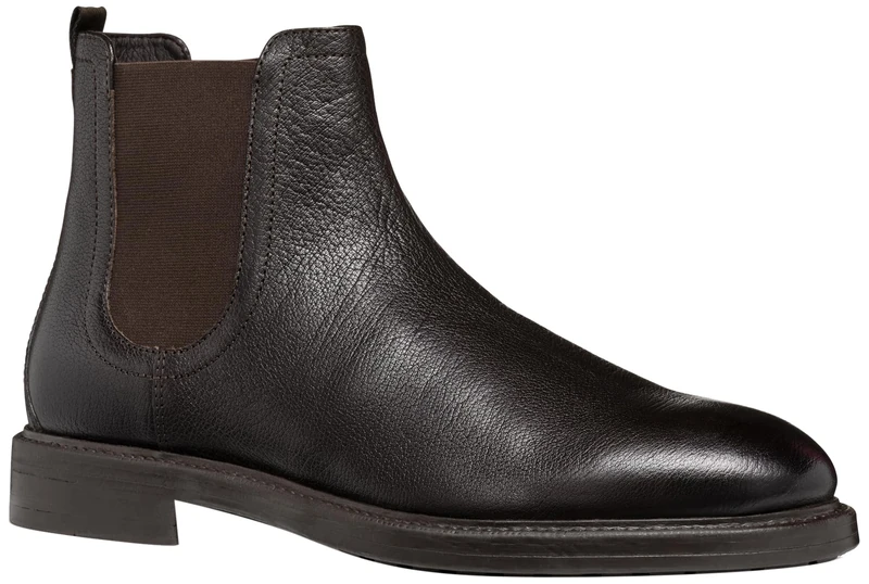 Geox Men's U Tiberio A Ankle Boot, Coffee, 7 UK