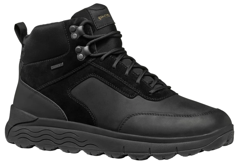 Geox Men's U Spherica 4x4 B ABX Ankle Boot, Black, 9 UK