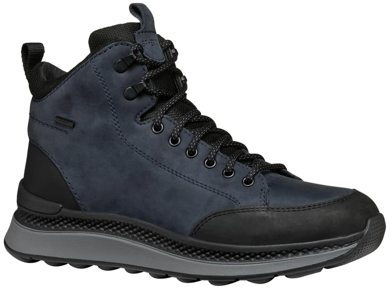 Geox Men's U SPHERICA ACTIF X2 Ankle Boot, Navy/Black, 8 UK