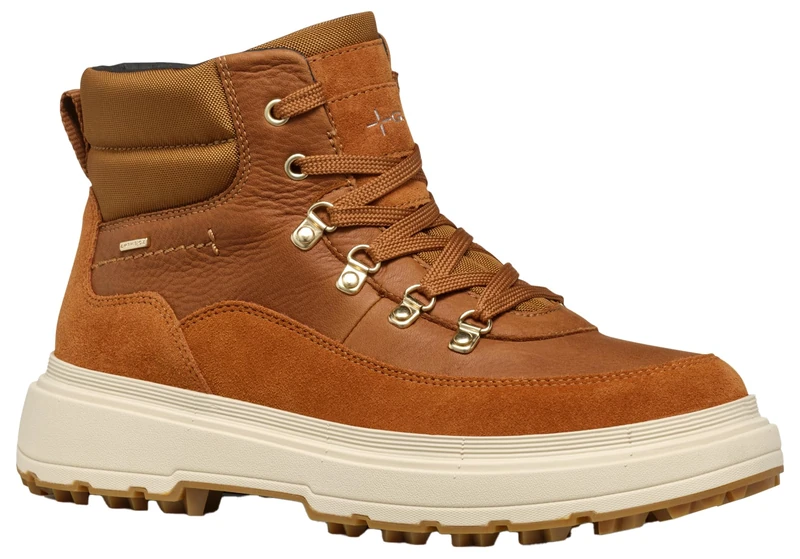 Geox Women's D Lamidie + Grip ABX Ankle Boot, Cognac, 7 UK