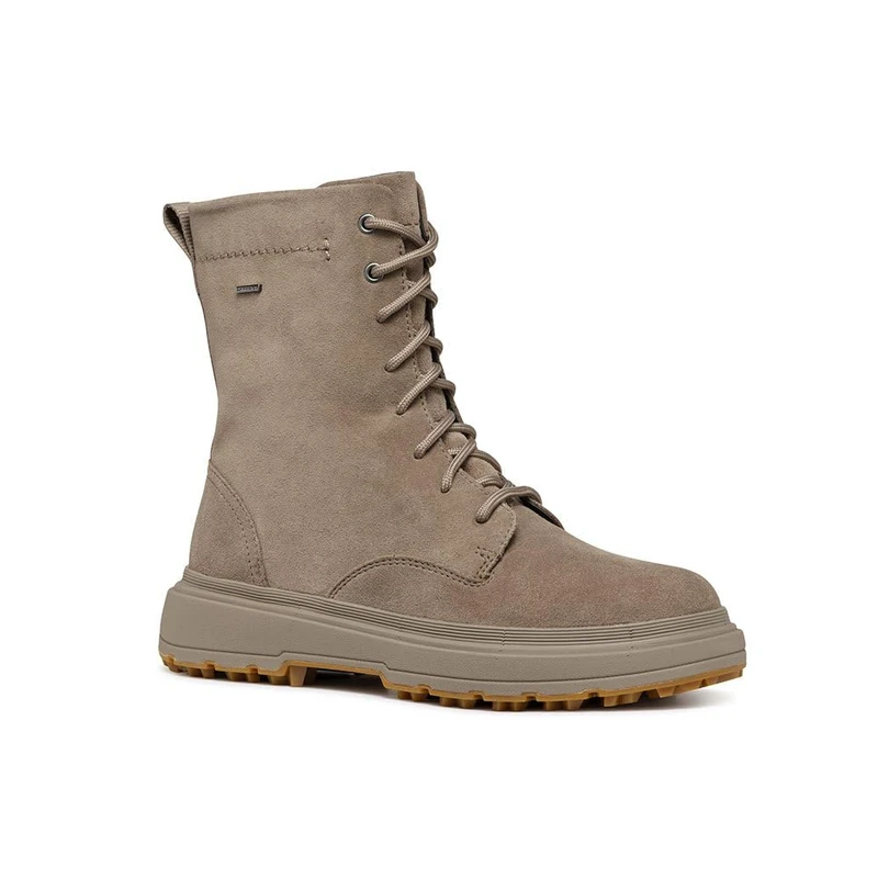 Geox Women's D Lamidie + Grip AbxAnkle Boot, taupe, 3 UK