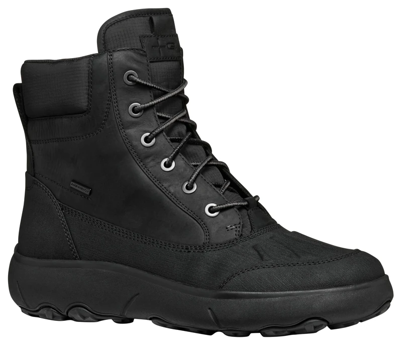 Geox Men's U Nebula + Grip B AbAnkle Boot, black, 6 UK