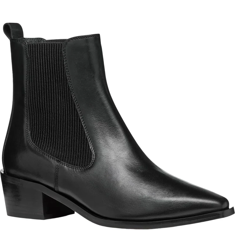 Geox Women's D Texica A Ankle Boot, black, 3.5 UK