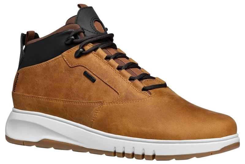Geox Men's U Aerantis 4x4 B AbxAnkle Boot, Ochre, 8 UK