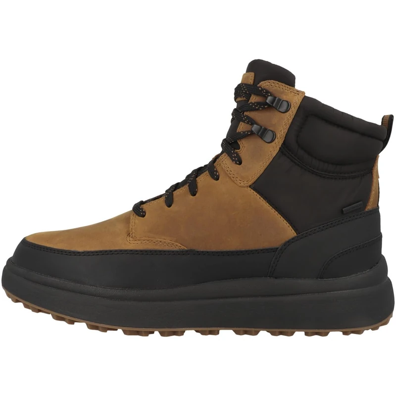 Geox Men's U Granito + Grip B A Ankle Boot, Ochre Black, 8 UK