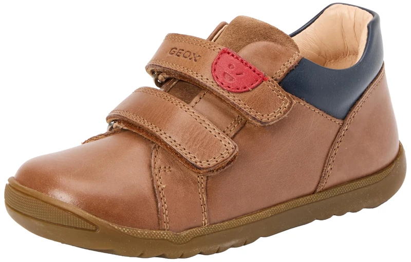 Geox Baby MACCHIA BOY B Sneaker, Brown, 7 Child UK