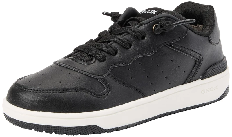 Geox J WASHIBA BOY B Sneaker, Black, 2 UK