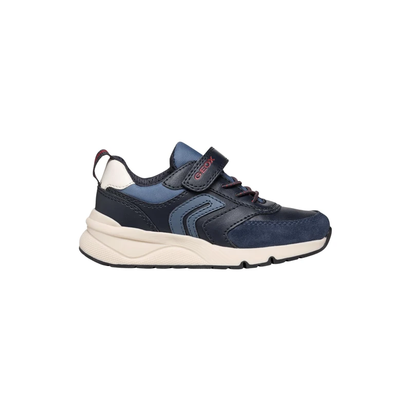 Geox J ROONER BOY D Sneaker, Blue, 3 UK - Image 1