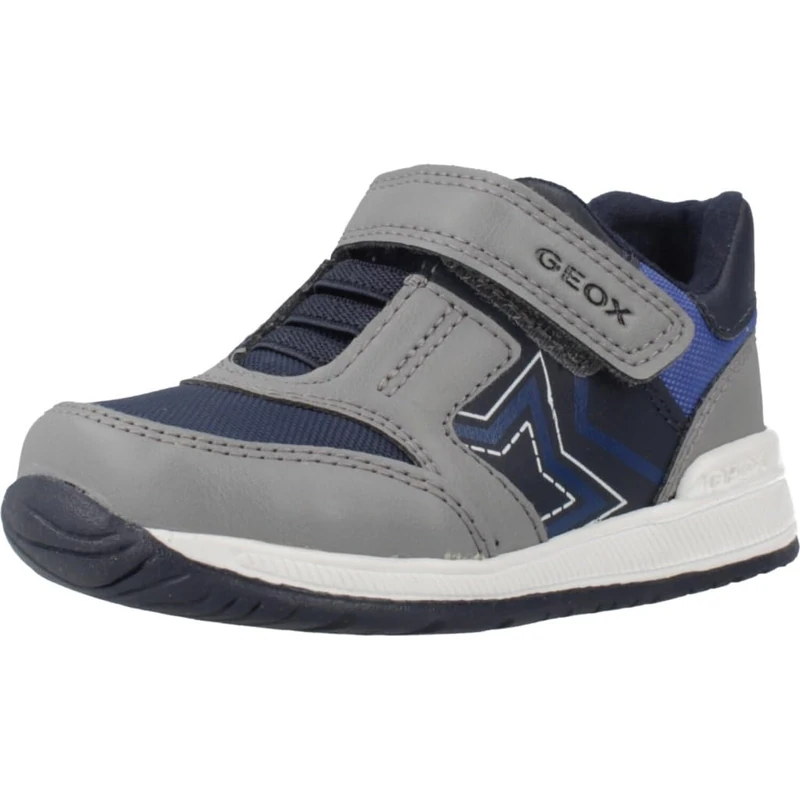 Geox B RISHON BOY A, Sneaker, 5 UK Gray