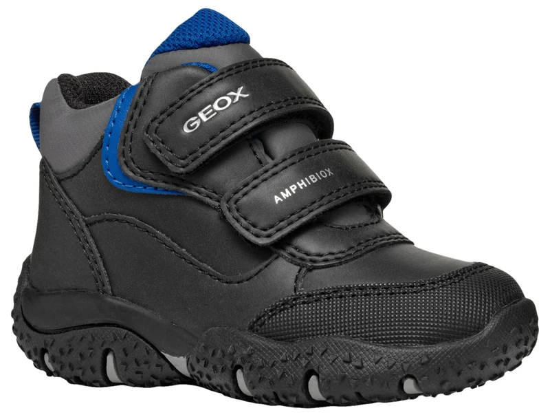 Geox Baby Baltic BOY B ABX A Sneaker, 2 UK Child Black