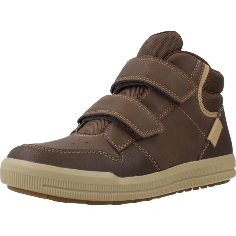 Geox Boys J Arzach Boy B Sneaker, Brown, 0.5 UK