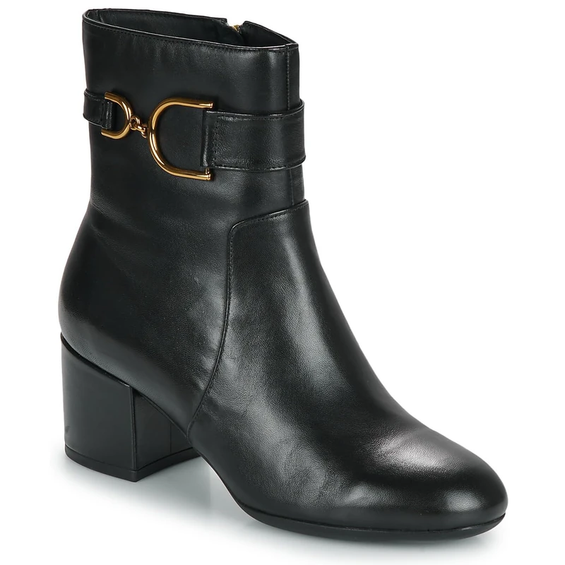 Geox Women's D Eleana B Ankle Boots, black, 3.5 UK