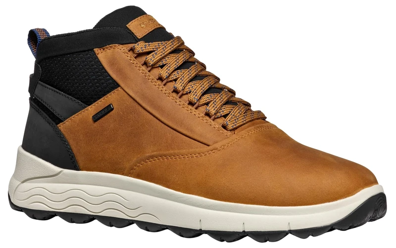 Geox Men's U Spherica 4x4 B ABX Ankle Boot, Cognac, 8 UK