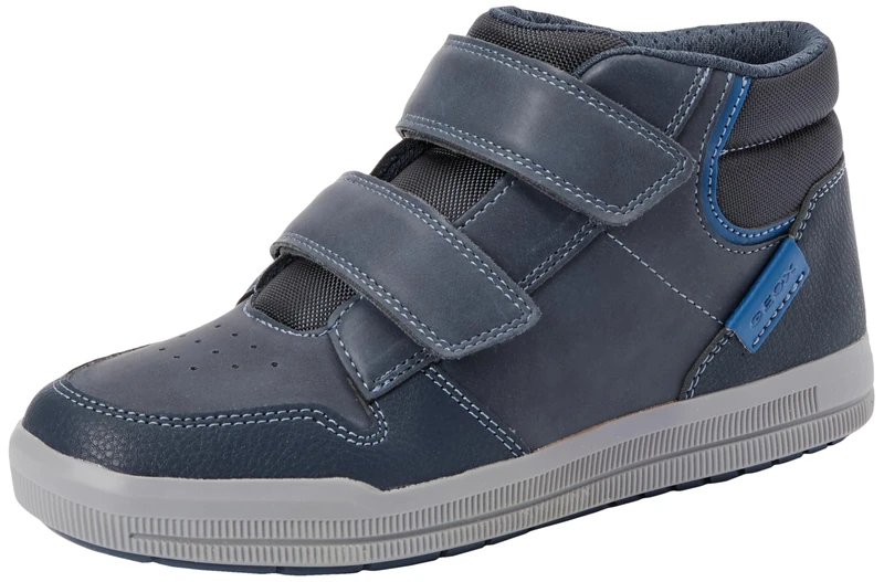 Geox Boys' J Arzach Boy B Trainers, Blue, 2.5 UK