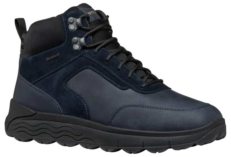 Geox Men's U Spherica 4x4 B ABX Ankle Boot - Navy, Size 9 UK
