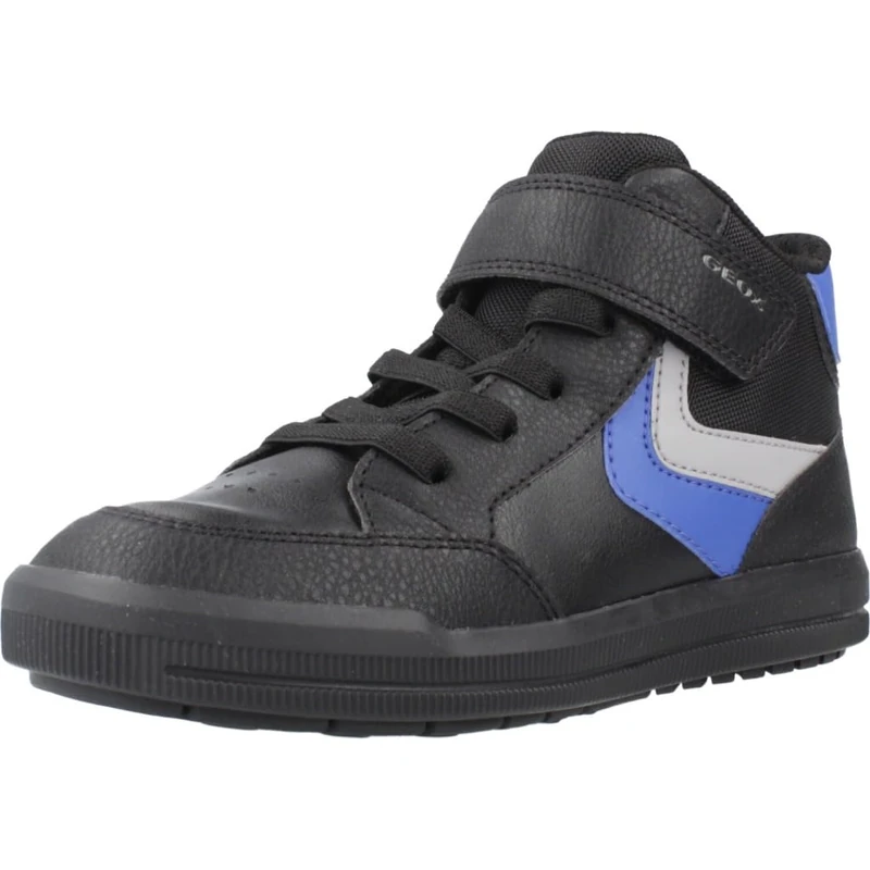 Geox J Arzach BOY A, Sneaker, Black White