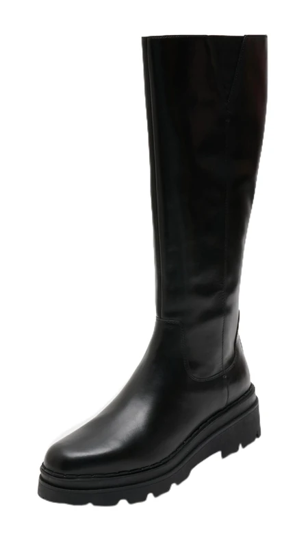 Geox Women's D Felleny HFashion Boot, black, 4 UK