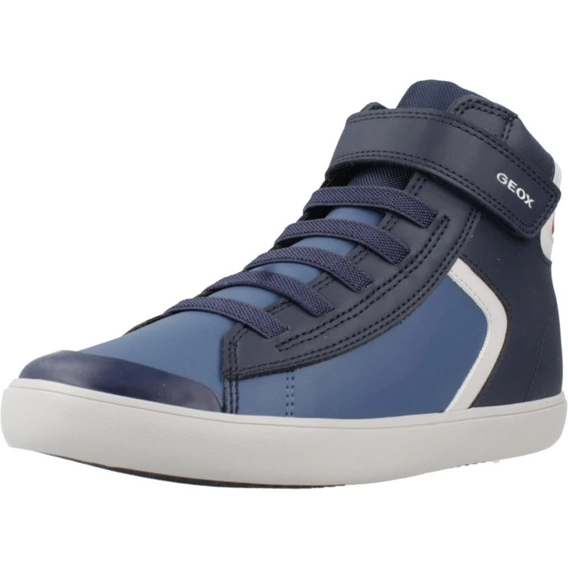 Geox Boys J Gisli Boy Sneaker, Navy Avio, 3 UK