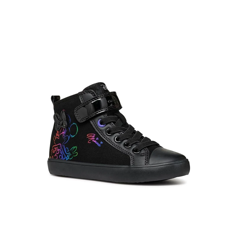 Geox J GISLI Girl E, Sneaker, Black