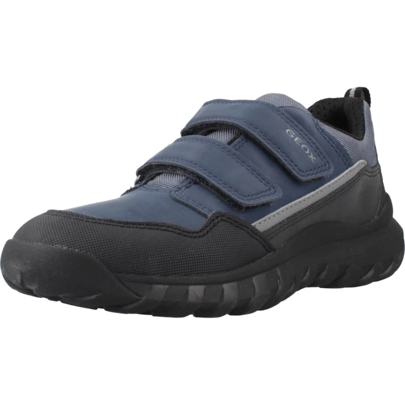 Geox J SIMBYOS BOY A, Sneaker, Blue