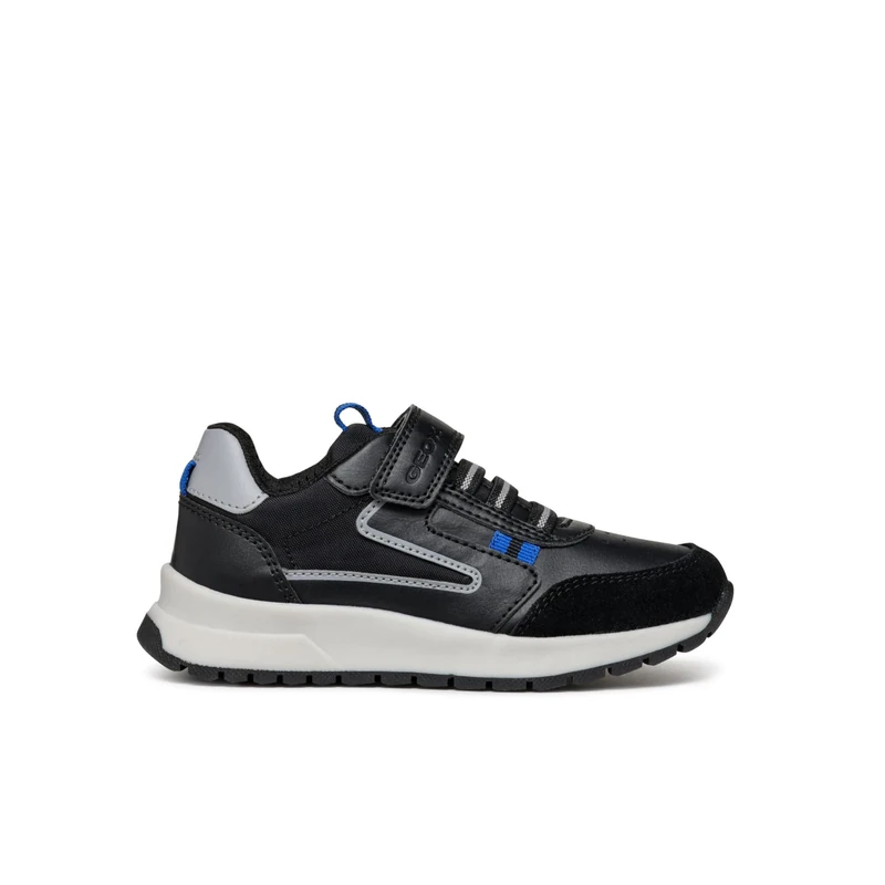Geox J BRIEZEE BOY A Sneaker, 6 UK Black