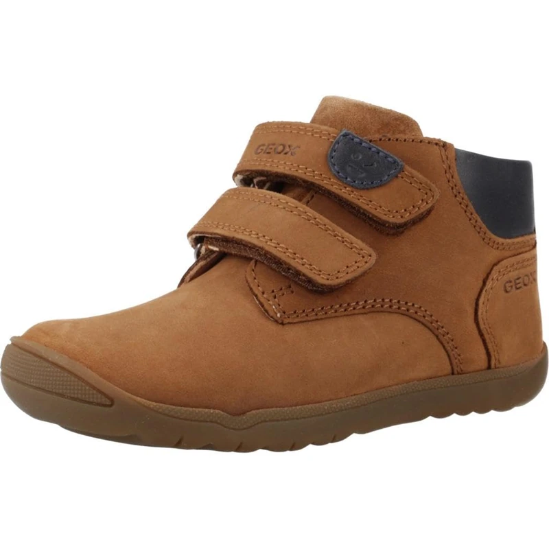 Geox Baby Boys B Macchia Brown Sneaker - Size 1 UK Child
