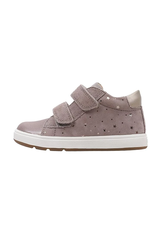 Geox Baby Girls B Biglia C Sneaker, Beige, 3 UK Child