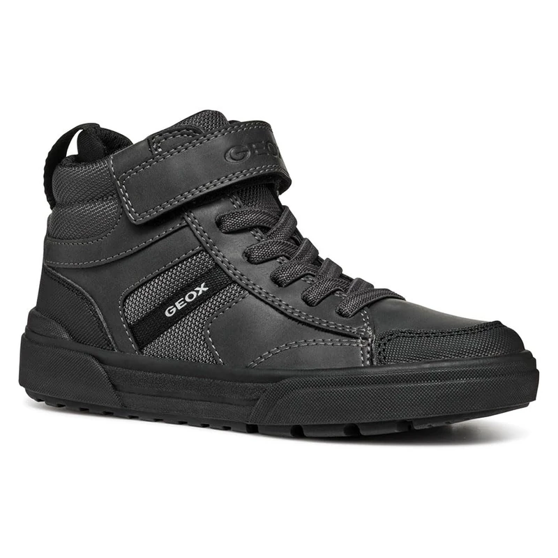 Geox Boys' J Weemble A Trainers, Black, 2.5 UK