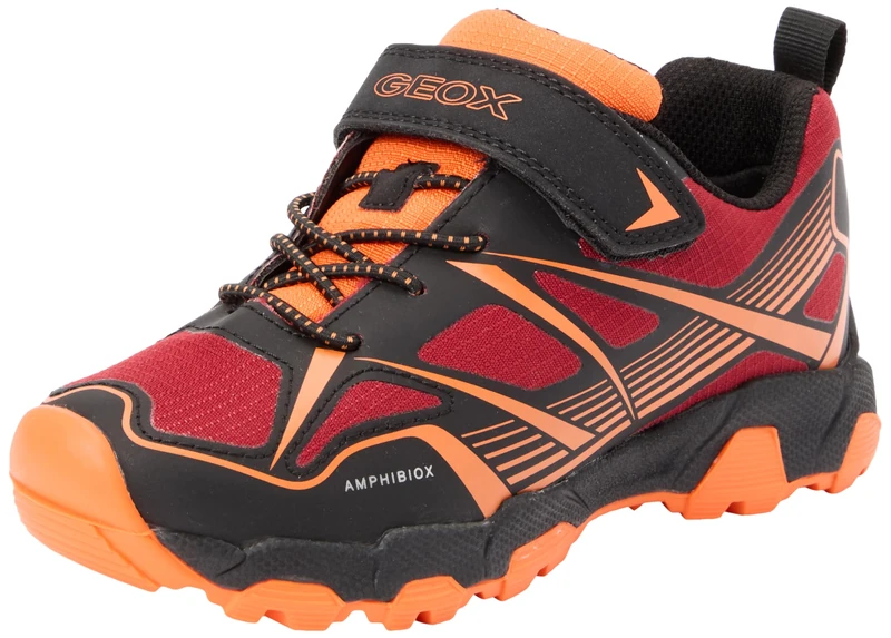 Geox J MAGNETAR BOY B ABX, Sneaker, Red