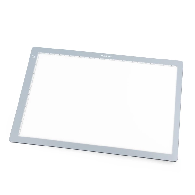 Miniland -A2 LIGHTPAD Children's Light Board, Grey, (95102)