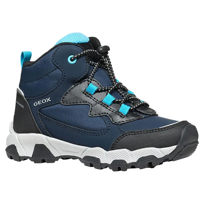 Geox J MAGNETAR BOY B ABX Sneaker, Blue A, 5 UK