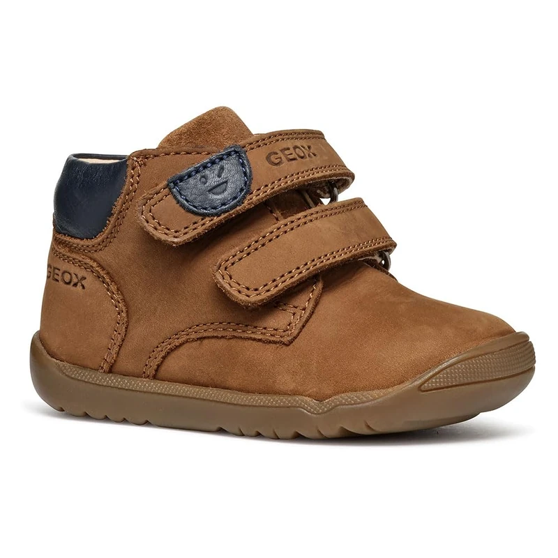 Geox Baby Boys' B Flick Boy A Sneakers, Brown, 5 UK
