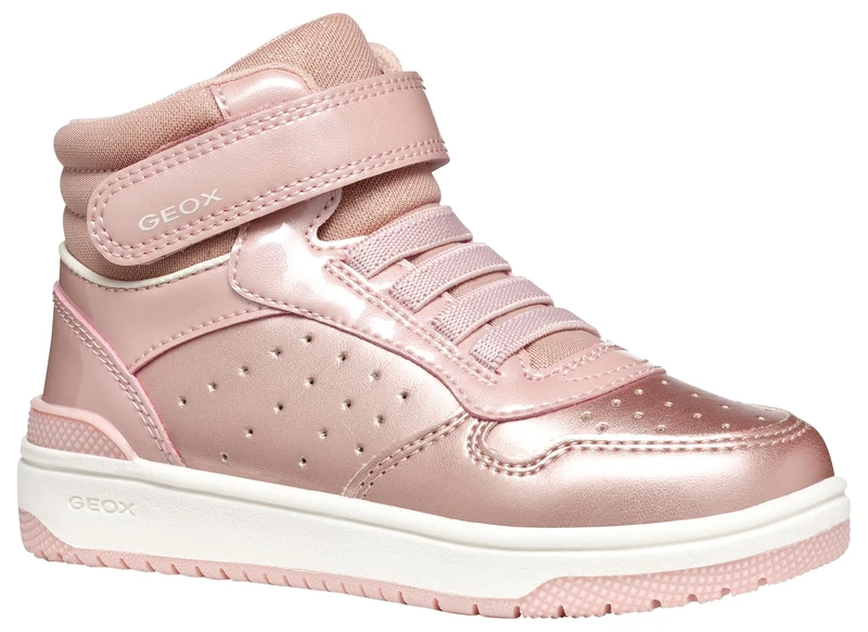 Geox Girl's J Washiba Girl a Sneaker, Pink, 3.5 UK - Image 1