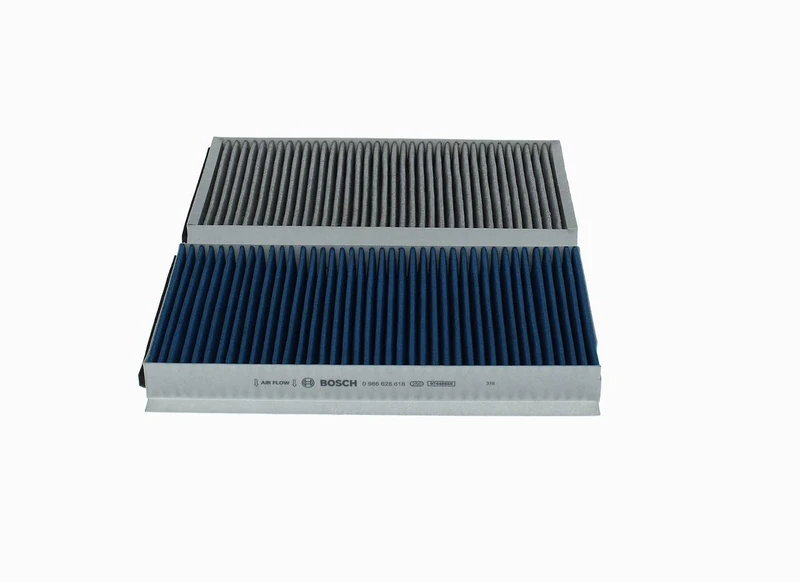 Bosch A8618 FILTER+pro Cabin Filter, High Efficiency Replacement Filter - Works Effectively Against Pollen, Fine Dust, Mold and Bacteria - for Cleaner Air Inside the Vehicle - Set of 2 Filters