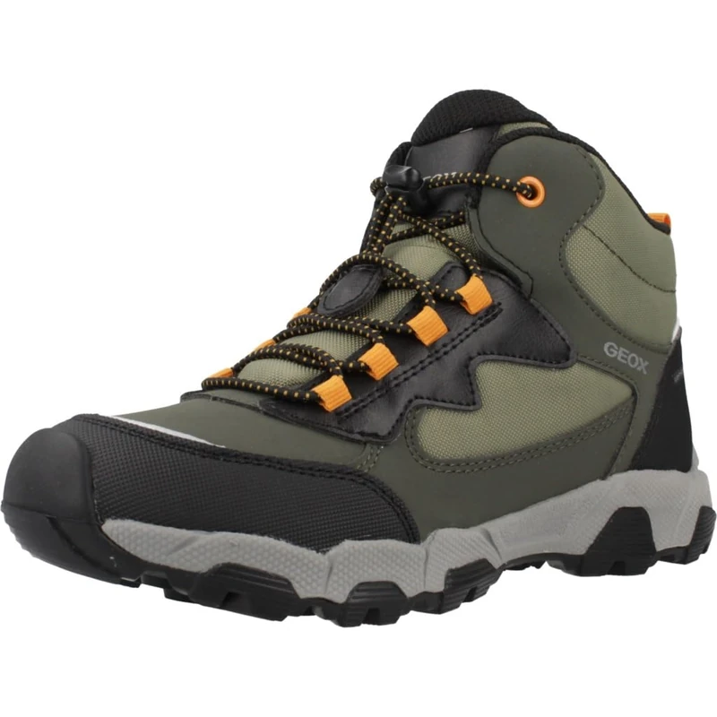 Geox J MAGNETAR BOY B ABX Sneaker, Green B, 4.5 UK