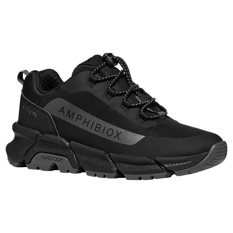 Geox J FLEXYPER Plus BOY, Sneaker, Black