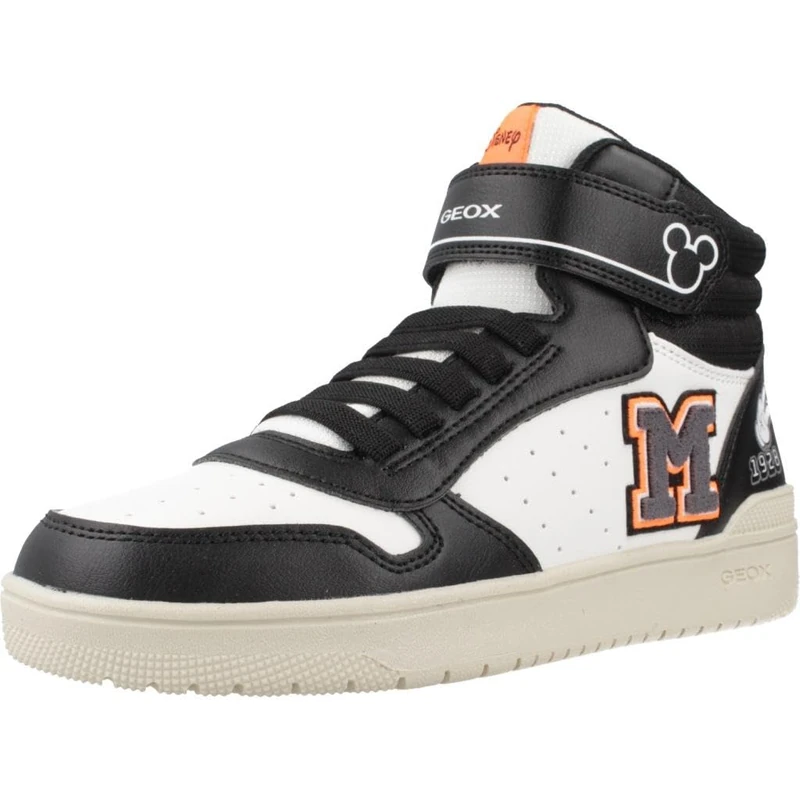 Geox J WASHIBA BOY E, Sneaker, Black