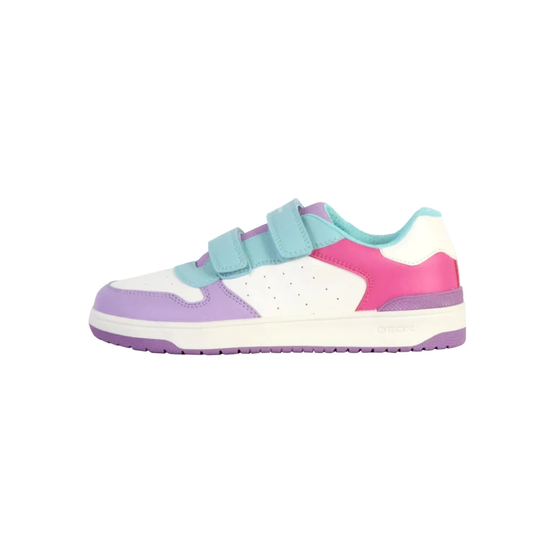 Geox Girls J Washiba B Sneaker, Multicolour, 1 UK - Image 1