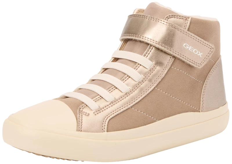 Geox J GISLI Girl I Sneaker, 11 UK Child Beige