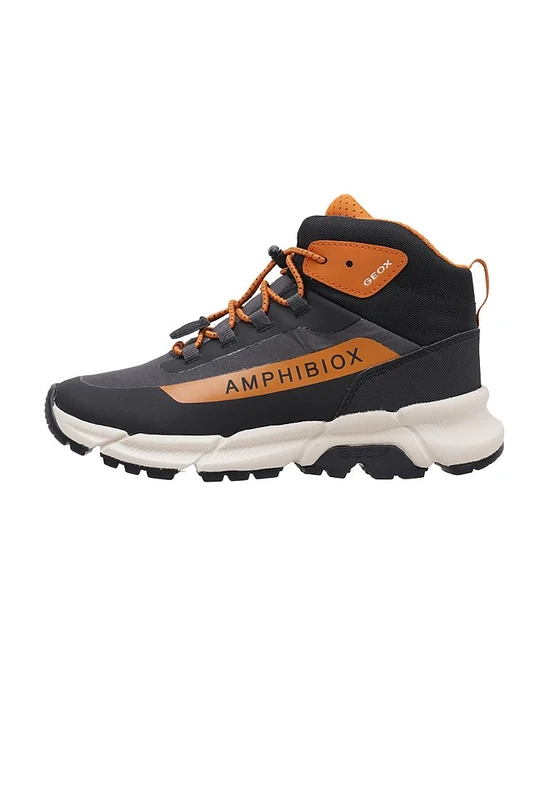 Geox Boys J Flexyper Plus Boy Sneaker, Black, 0.5 UK