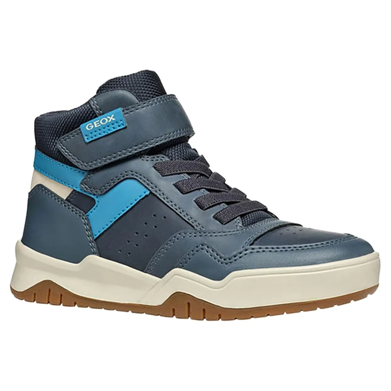 Geox Boys J Perth Boy F Sneaker, Blue C, 0 UK