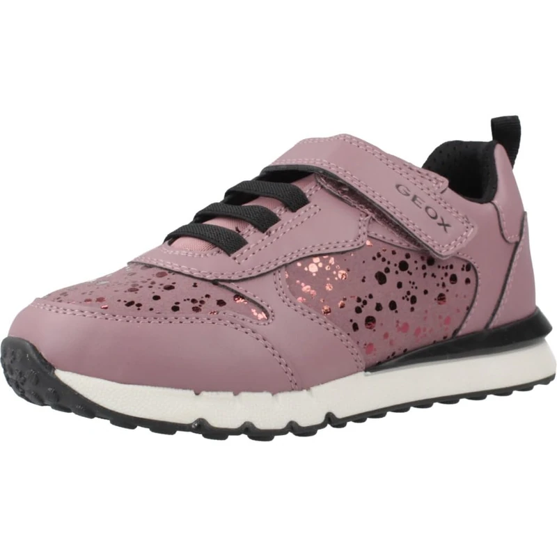 Geox J FASTICS Girl B, Sneaker, Pink