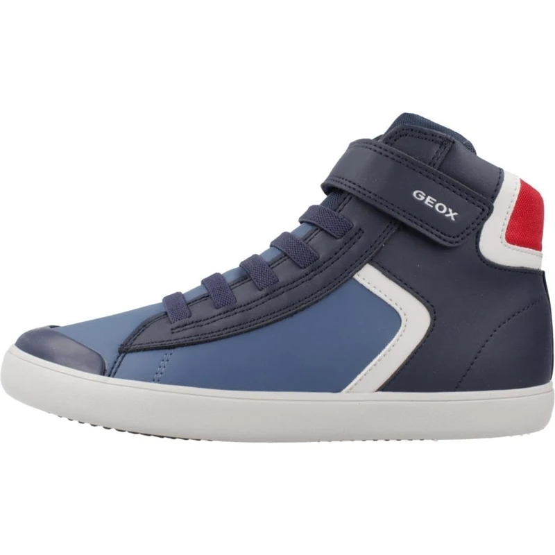 Geox Boys J Gisli Boy A Trainers, Navy Lt Grey, 1.5 UK