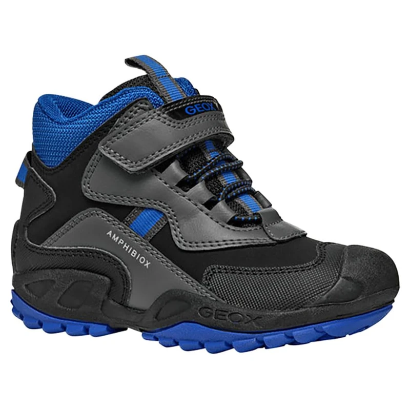 Geox J NEW Savage BOY B A, Sneaker, Gray