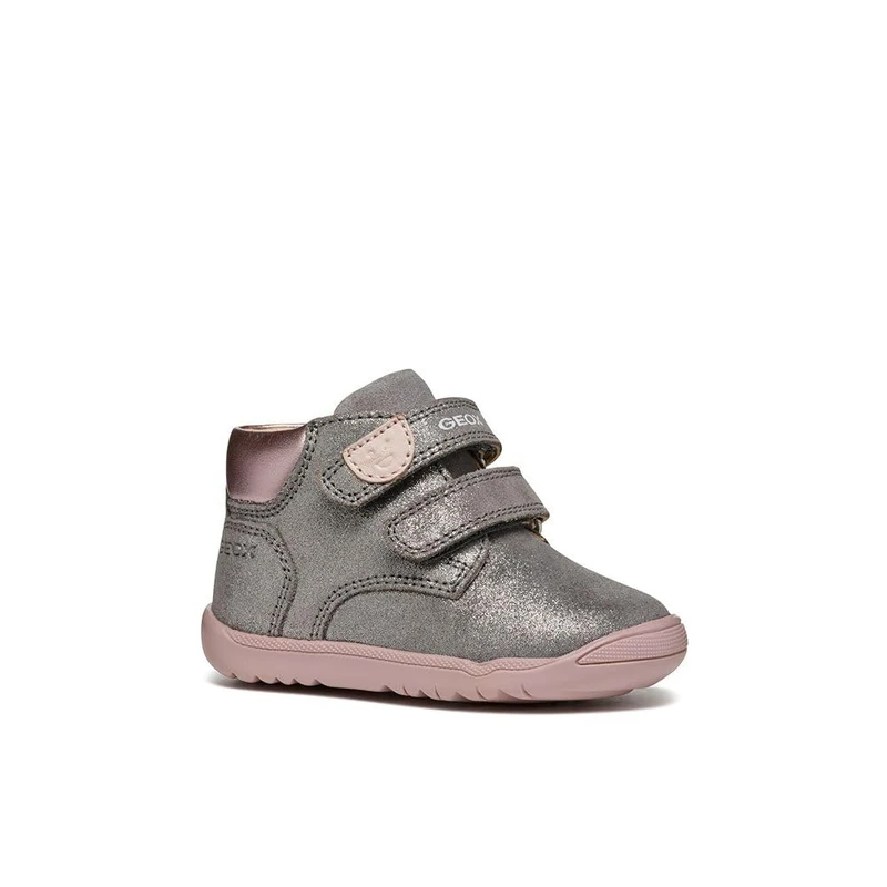 Geox Baby Girls B Macchia C Sneaker, Rose, 4 UK Child