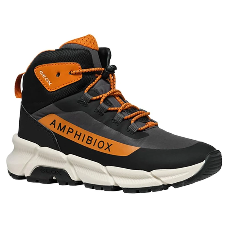 Geox J FLEXYPER Plus BOY, Sneaker, Black